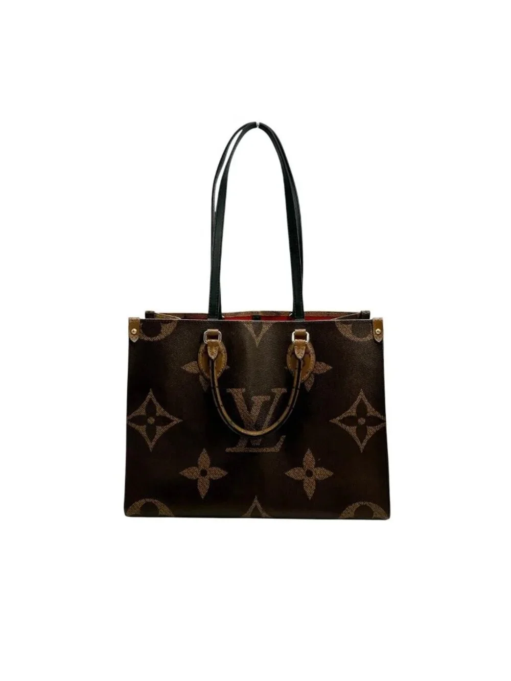 Louis Vuitton Monogram Giant Reverse Handbag On-the-go MM Tote Bag - Picture 3 of 15